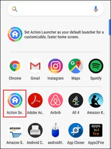 Android Font Action Launcher Drawer